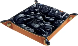 Cool Motorcycle Stacking Jewelry Organizer Trays, Small Desk Drawer Earring and Bracelet Storage Tray, Decorative Ring Storage Tray, Jewelry Drawer Organizer Tray for Dresser