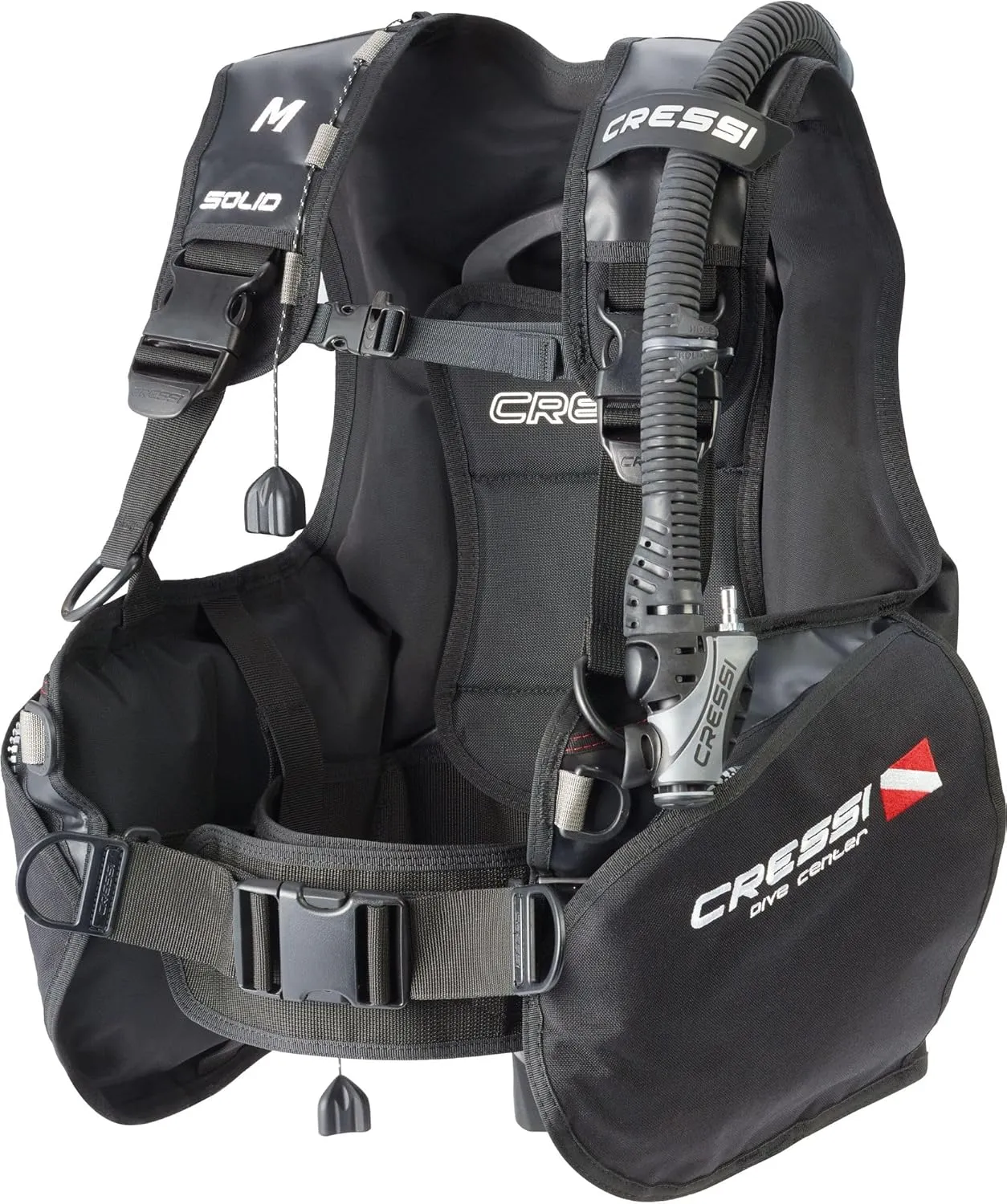 Cressi Scuba Diving Jacket BCD Designed for Intense Use - High-Lift Capacity, Nylon 500D, Large Pockets - Solid: Designed in Italy