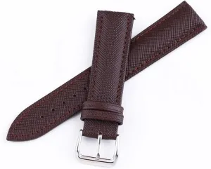 Cross pattern head layer calf leather strap 12mm-24mm Watch Accessories 20mm 22mm black brown multi size watchband