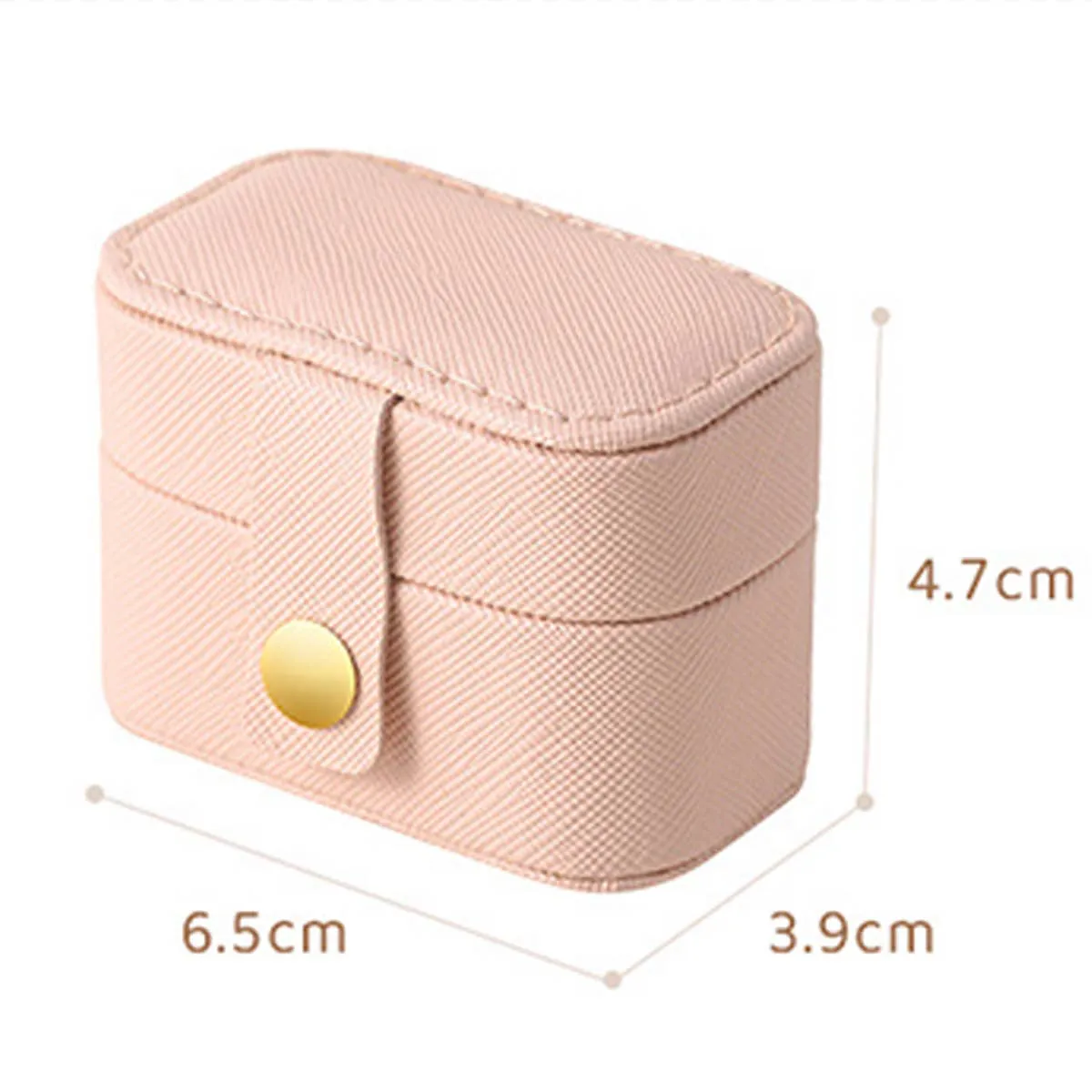 CWMM1686-BLACK-OS SOLID COLOR PORTABLE EARRING STORAGE BOX