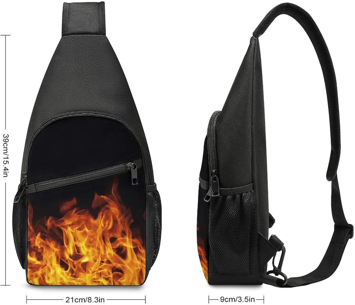 Dachshunds Clothes Dog Large Capacity Portable Chest Bag, Single Shoulder Chest Bag