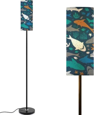 dark blue colourful cute repeat for fabric scrapbooking projects Modern Floor Lamp Minimalist Standing Lamps for Living Room LED Corner Lamp Remote Control Metal Pole Lamp for Bedroom, Reading
