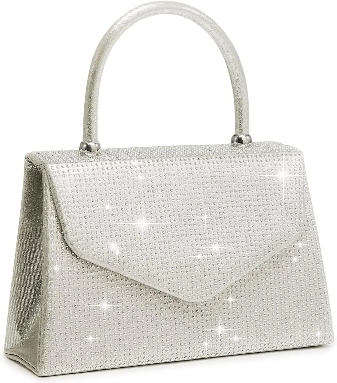 Dasein Women's Evening Bag Party Clutches Wedding Purses Cocktail Prom Handbags with Frosted Glittering