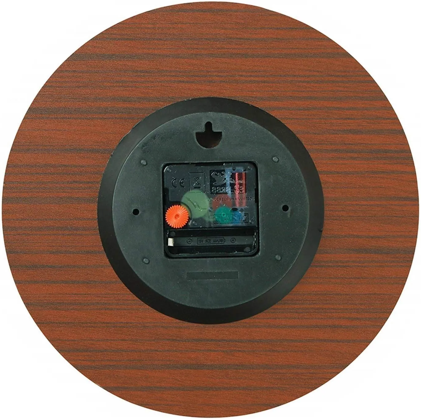 Decorative Wooden Modern Wall Clock Non Ticking Wall Clock Ballet Shoes Round Battery Operated Clock for Bathroom Kitchen Bedroom Living Room Black 13.4 in