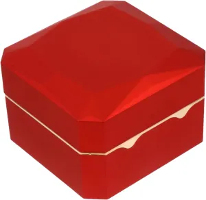 Didiseaon Octagonal Watch Box with LED Light Durable Paint Watch Display Case for Home and Travel Use Elegant Storage for Watches Interior Enhances Charm and Dazzle