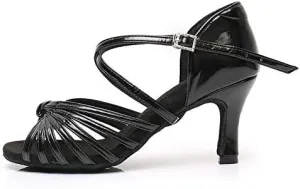 DKZSYIM Women's Latin Dance Shoes Ballroom Performance Shoes,Model NU-WZJ-CL
