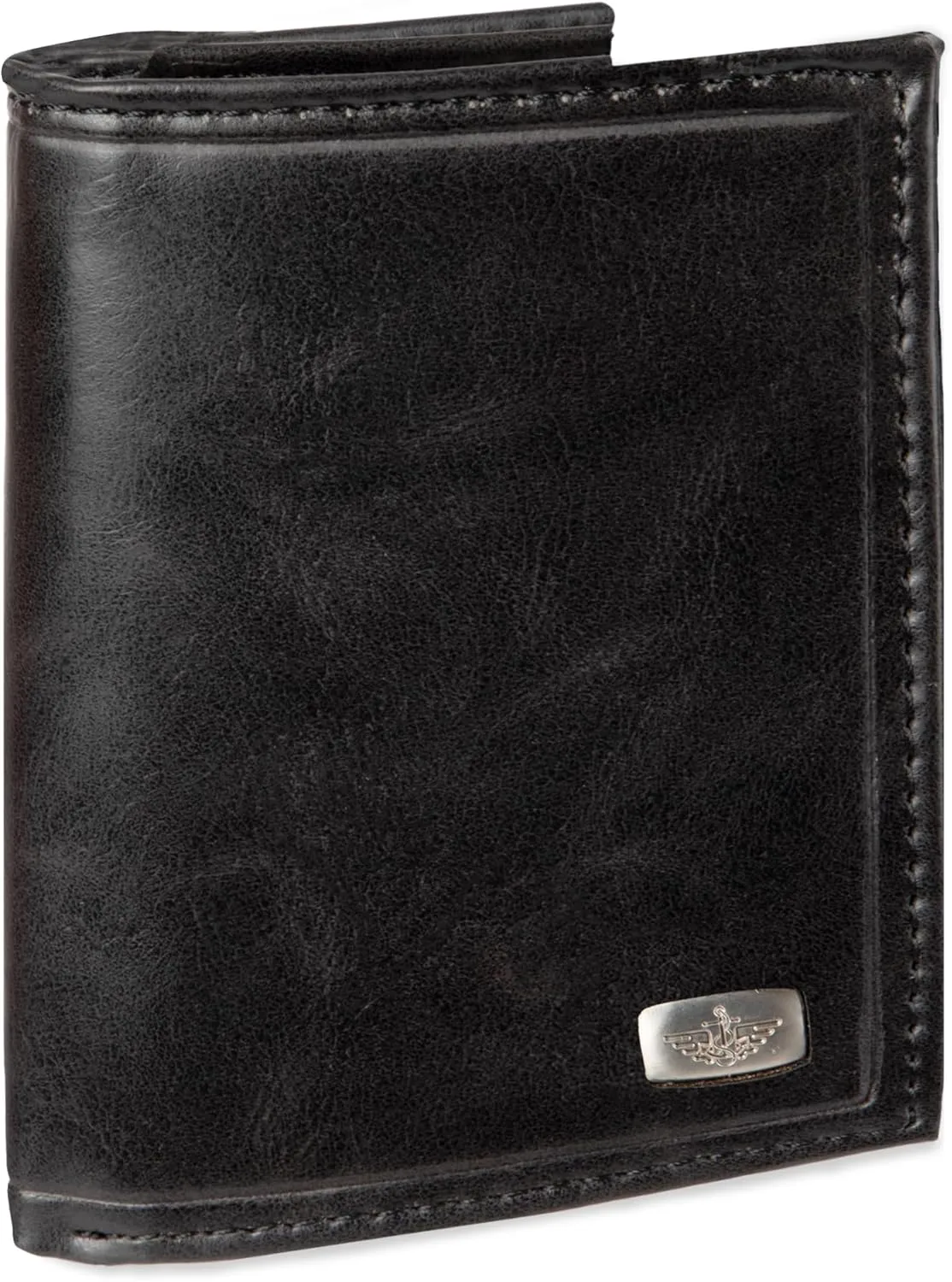 Dockers Men's Extra Capacity Slim Profile Trifold Wallet with Multiple Card Slots and ID Window