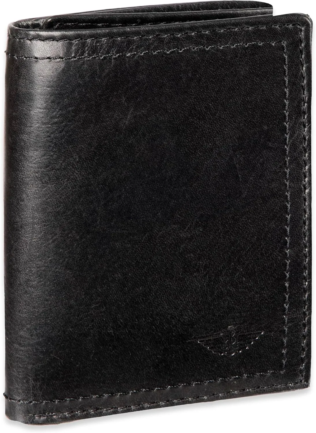 Dockers Men's Extra Capacity Slim Profile Trifold Wallet with Multiple Card Slots and ID Window