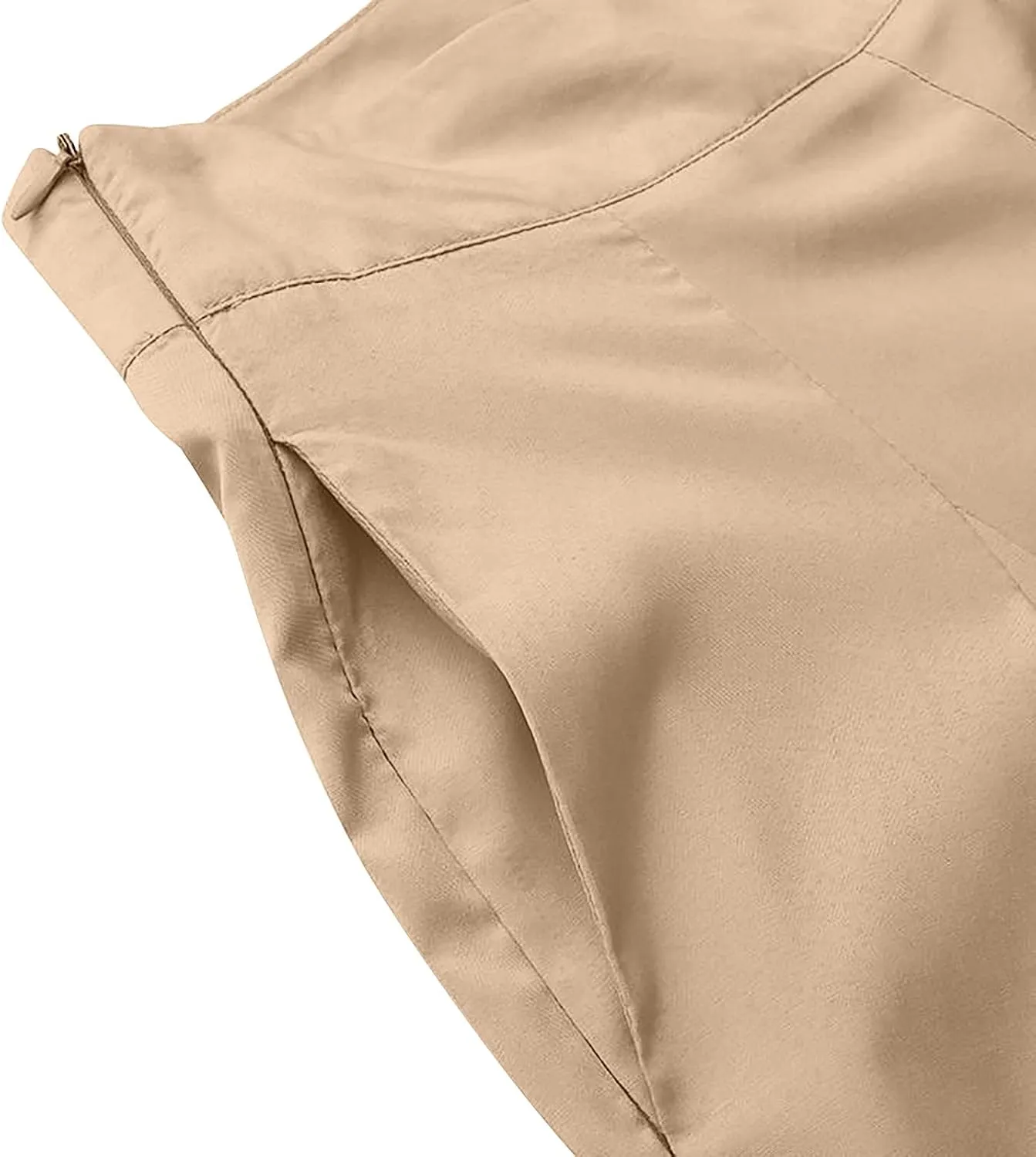 DOLKFU Women High Waist Casual Pants Lightweight Straight Wide Leg Pants Trendy Comfortable Loose Trousers