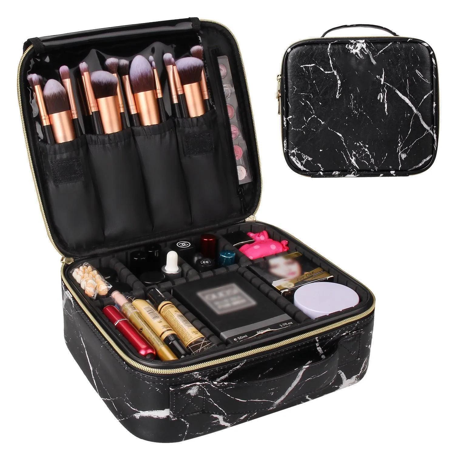 Double Layered Makeup Travel Storage Bag