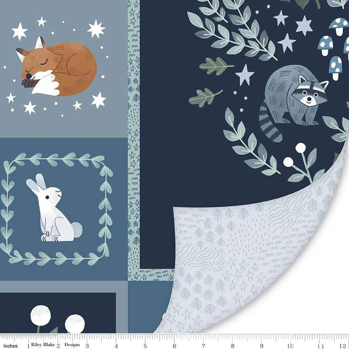 DOUBLE LUSH VELVET TWILIGHT CREATURES PANEL