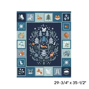 DOUBLE LUSH VELVET TWILIGHT CREATURES PANEL
