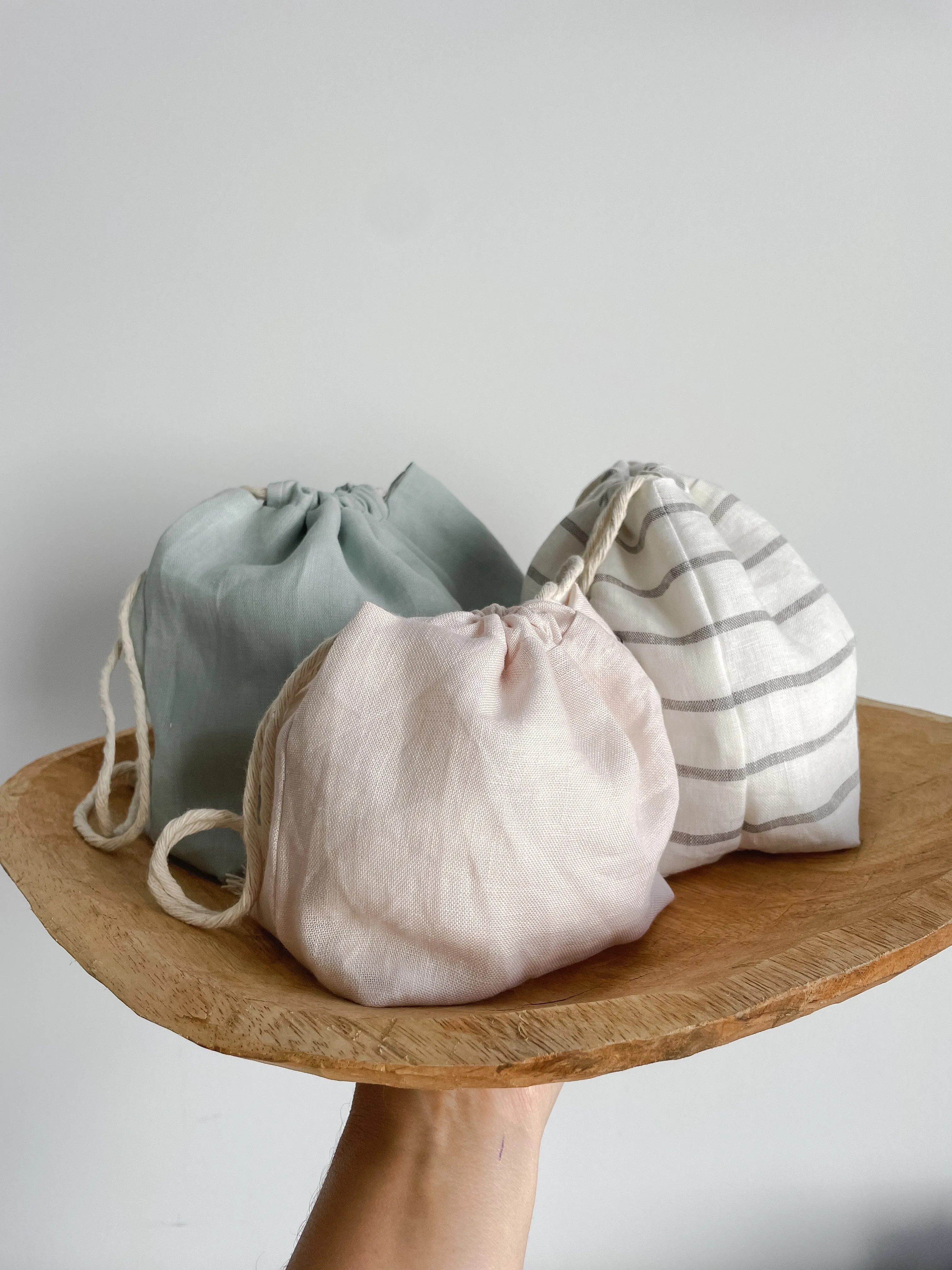 Drawstring bags: Uni - Set of 3 - multi-color