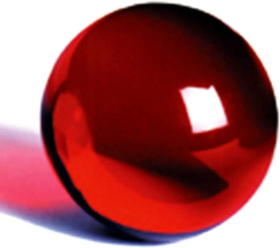 DSJUGGLING Ruby Red Acrylic Contact Juggling Ball - 76mm (3 Inches) Packed with Protective Bag