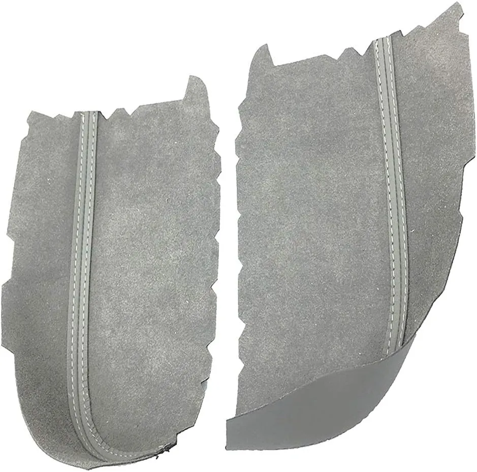 DSkoiph Armrest Synthethic Leather Cover Fit for Honda Pilot 09-13 (Front Door Panel Armrest Cover, Gray)