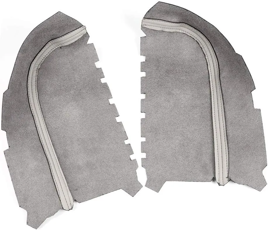 DSkoiph Armrest Synthethic Leather Cover Fit for Honda Pilot 09-13 (Front Door Panel Armrest Cover, Gray)