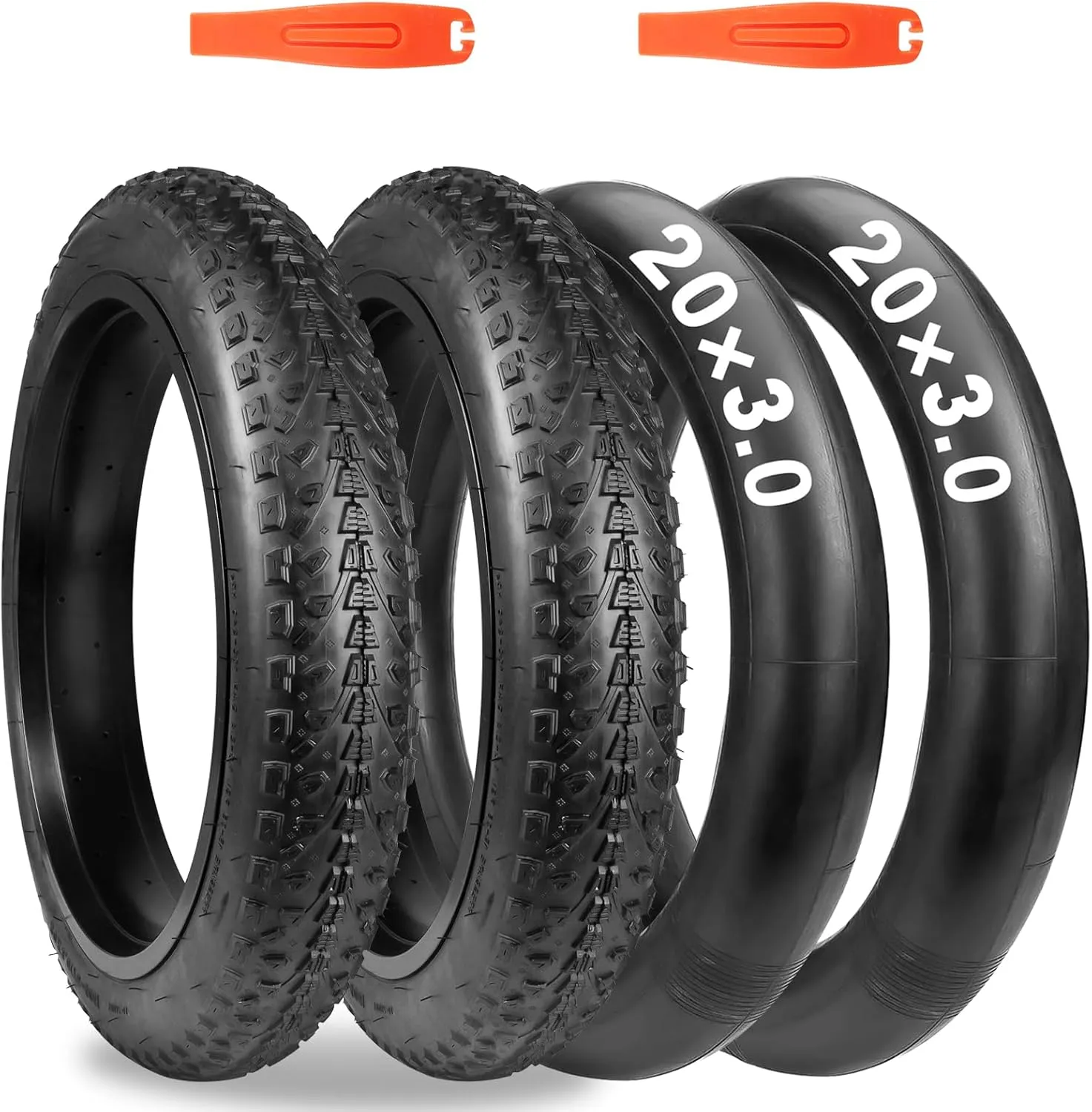 E Bike Tire Fat Bike Tire 20"/26"x3" Electric Bicycle Tire for Mountain Snow and Beach Bike