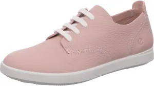 ECCO Womens Leisure 205133 Leather Rose Dust Trainers 10-10.5 US