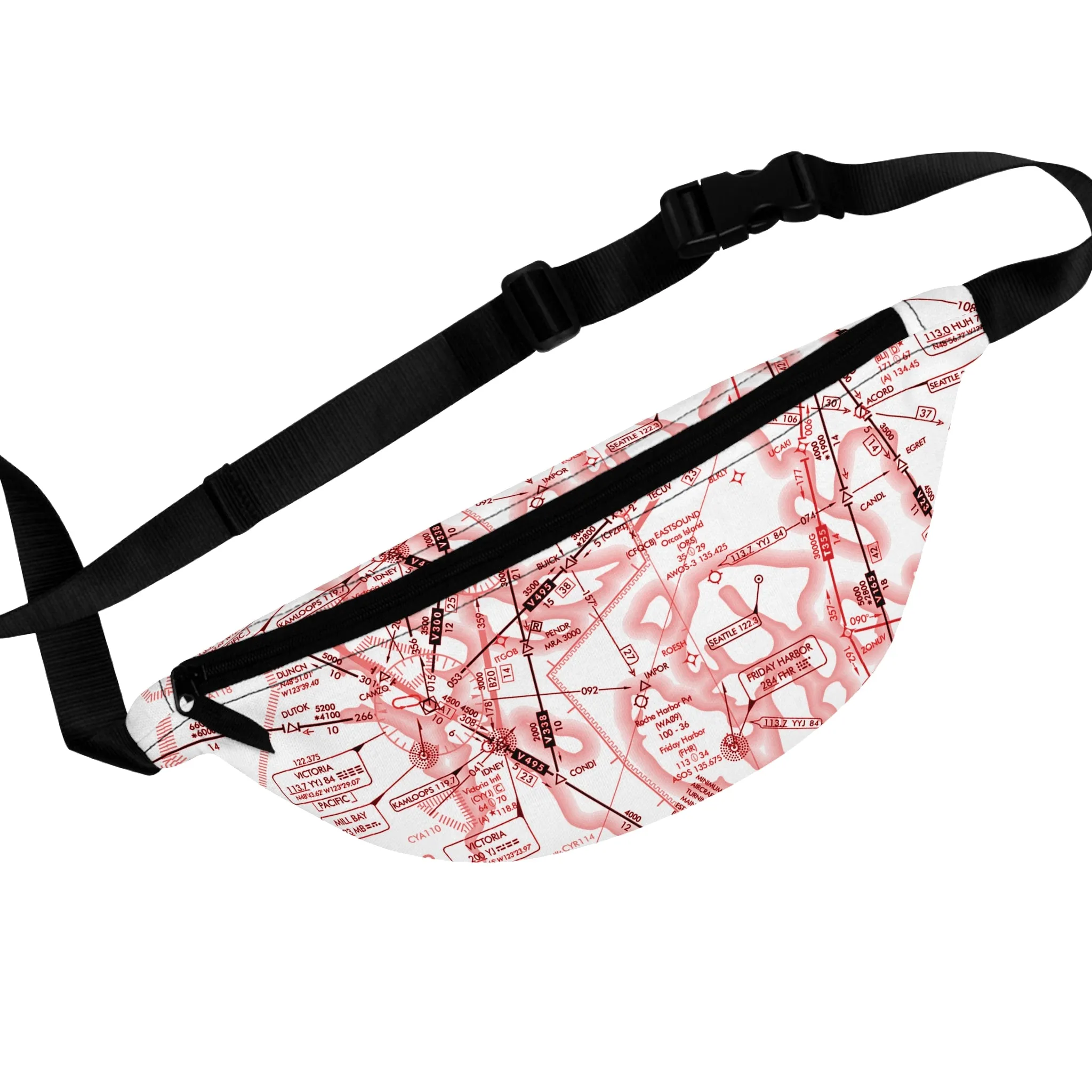 Enroute Low Altitude Chart fanny pack (ELUS1/red&white)