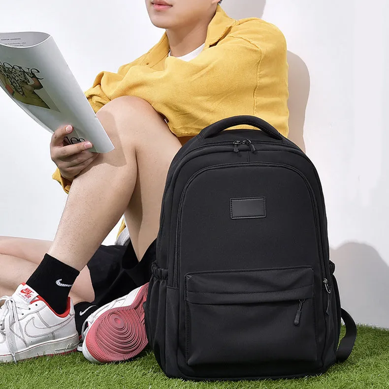 Fashion Oxford Backpack Waterproof Large Capacity Junior High School Students Schoolbag Girls Solid Campus Travel Bags Women