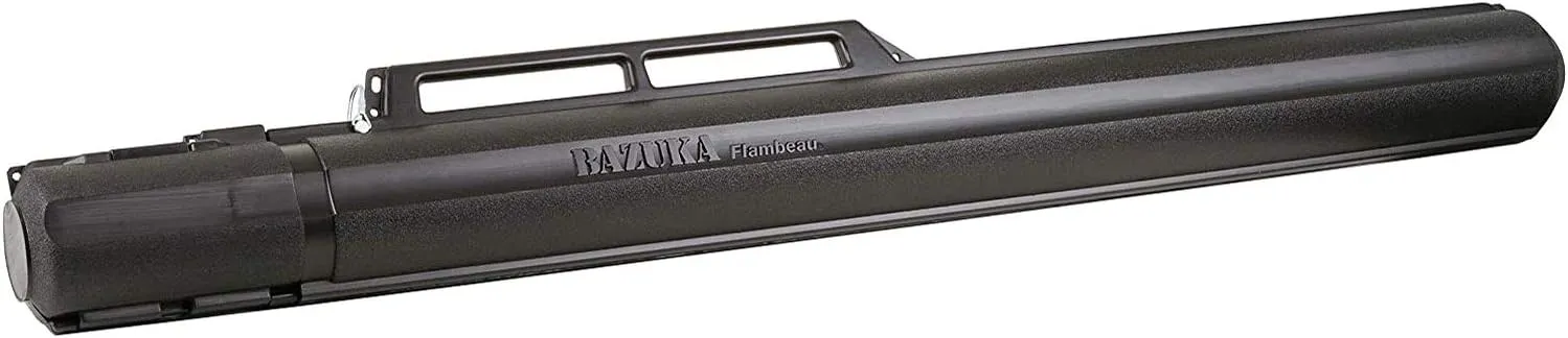 Flambeau Outdoors 6990BC Bazuka, 63"-87" Portable Fishing Rod Storage Holder, Black