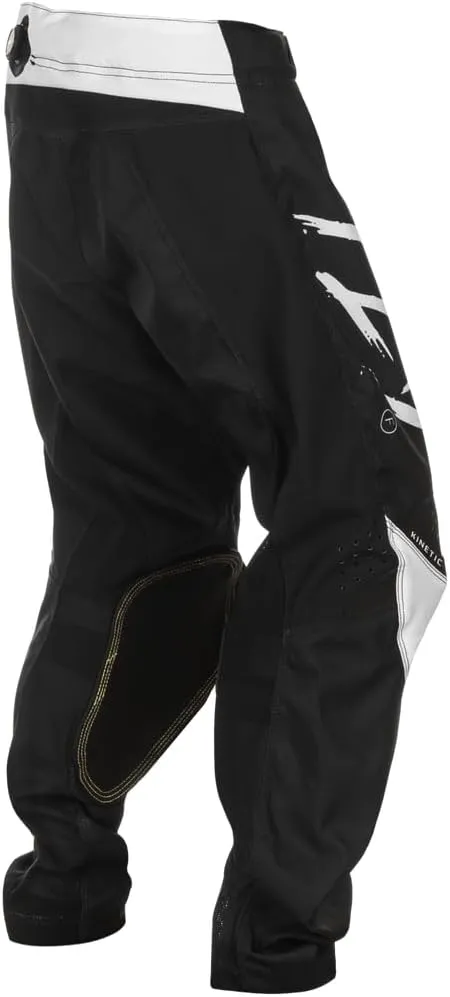 Fly Racing Youth Kinetic Stoke Pant (Black/White, US 20)