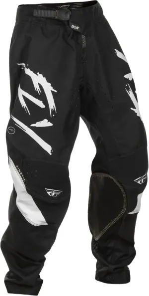 Fly Racing Youth Kinetic Stoke Pant (Black/White, US 20)