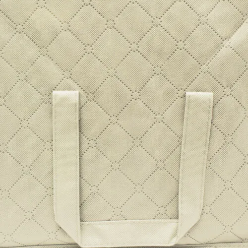 Foldable Storage Bag Organizers 2 Pack Beige