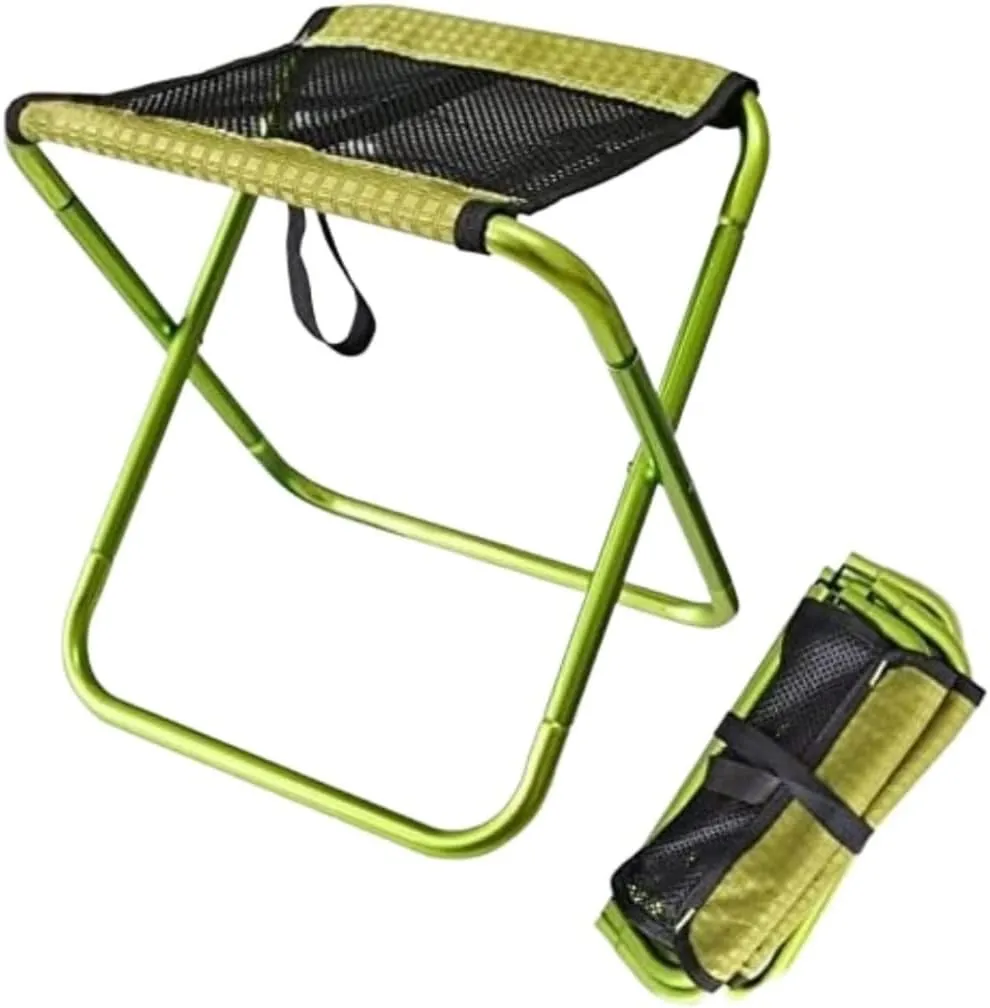 Folding Camping Outdoor Folding Chair Fishing Chair Portable Hiking Folding Camping Chair Seat Picnic Beach Stool Fishing Tools Chair Chairs Foldable(C)