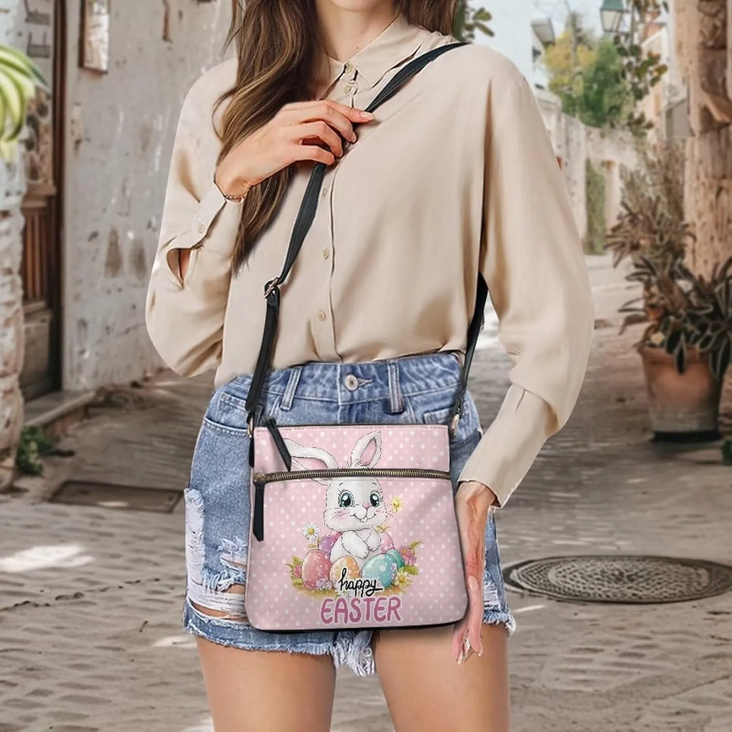 FOR U DESIGNS Travel Crossbody Bags for Women Anti Theft Trendy Shoulder Bags for School Leather Sling Bag