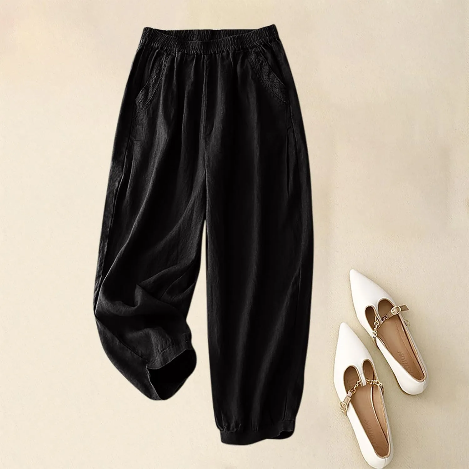 for Women Stretchy Wide Leg Palazzo Lounge Pants Drawstring Exotic Sweatpants Flowy Comfy Loose Fit Waist Yoga Pants