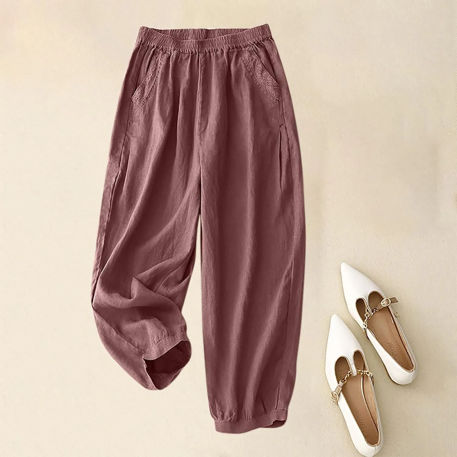for Women Stretchy Wide Leg Palazzo Lounge Pants Drawstring Exotic Sweatpants Flowy Comfy Loose Fit Waist Yoga Pants