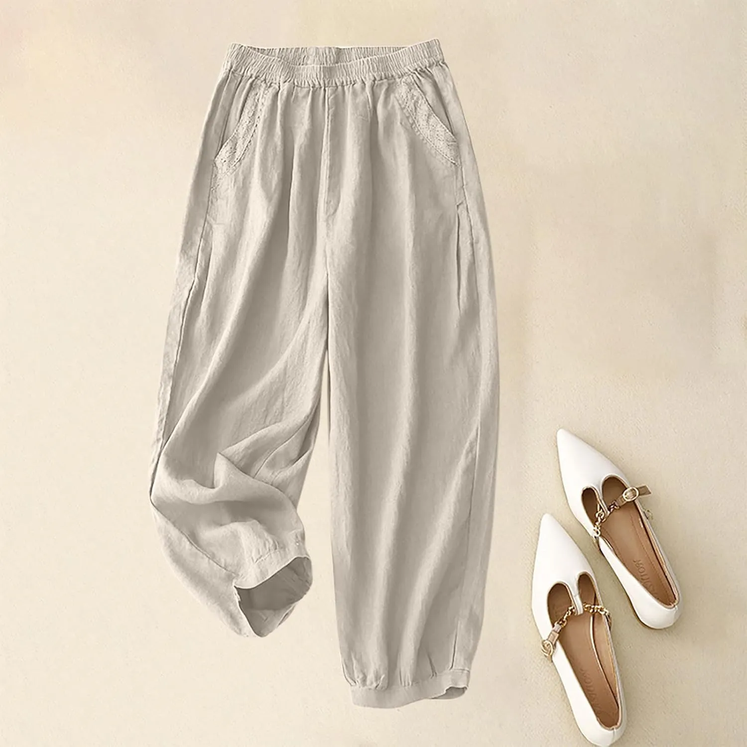 for Women Stretchy Wide Leg Palazzo Lounge Pants Drawstring Exotic Sweatpants Flowy Comfy Loose Fit Waist Yoga Pants
