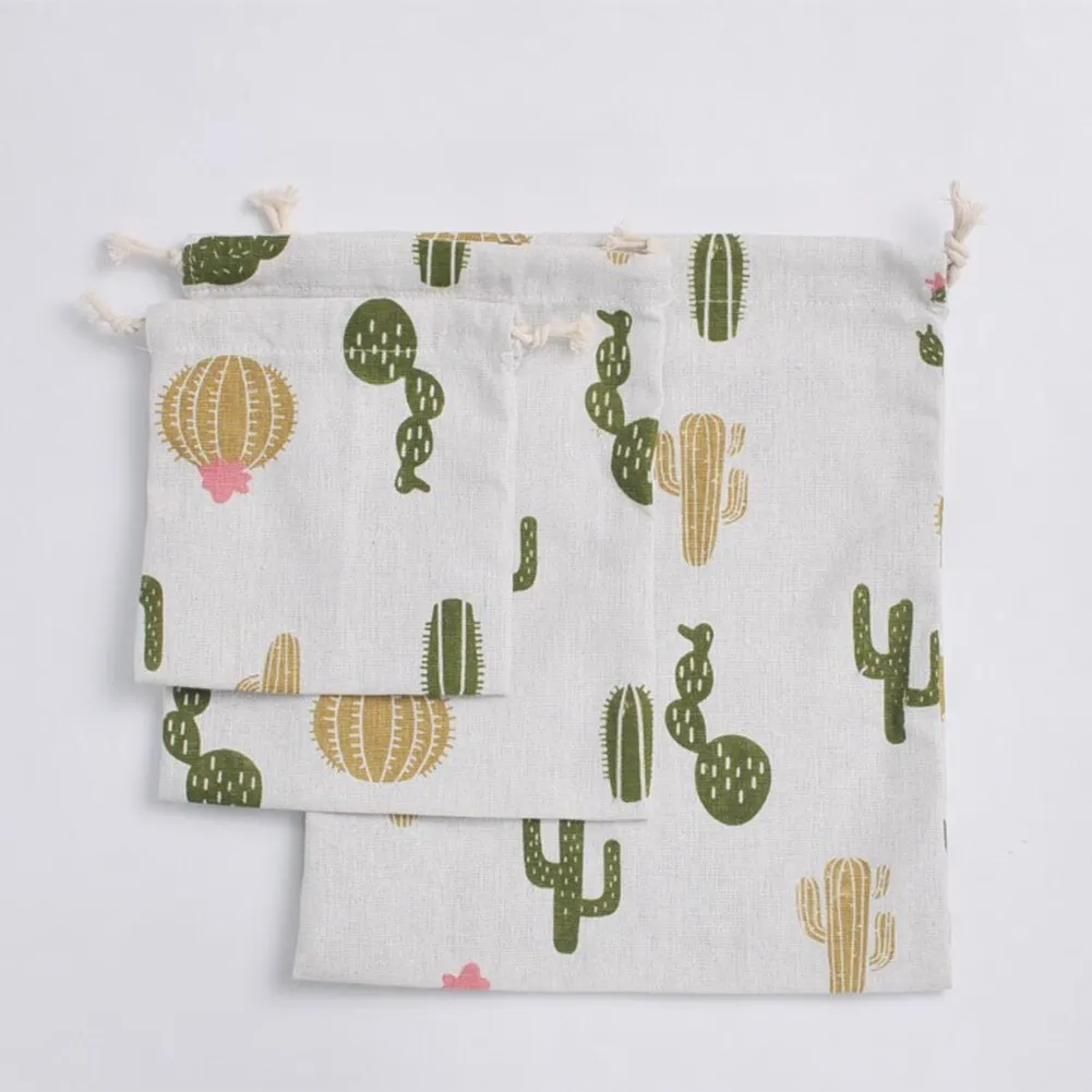 Fresh Printed Drawstring Storage Bags