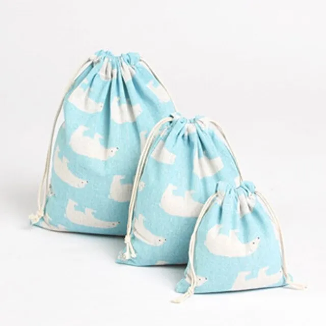 Fresh Printed Drawstring Storage Bags