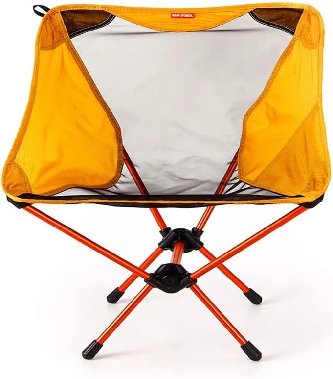Garden Gaming Light Chairs Portable Yellow Seat Lightweight Fishing Chair Camping Stool Folding Outdoorniture