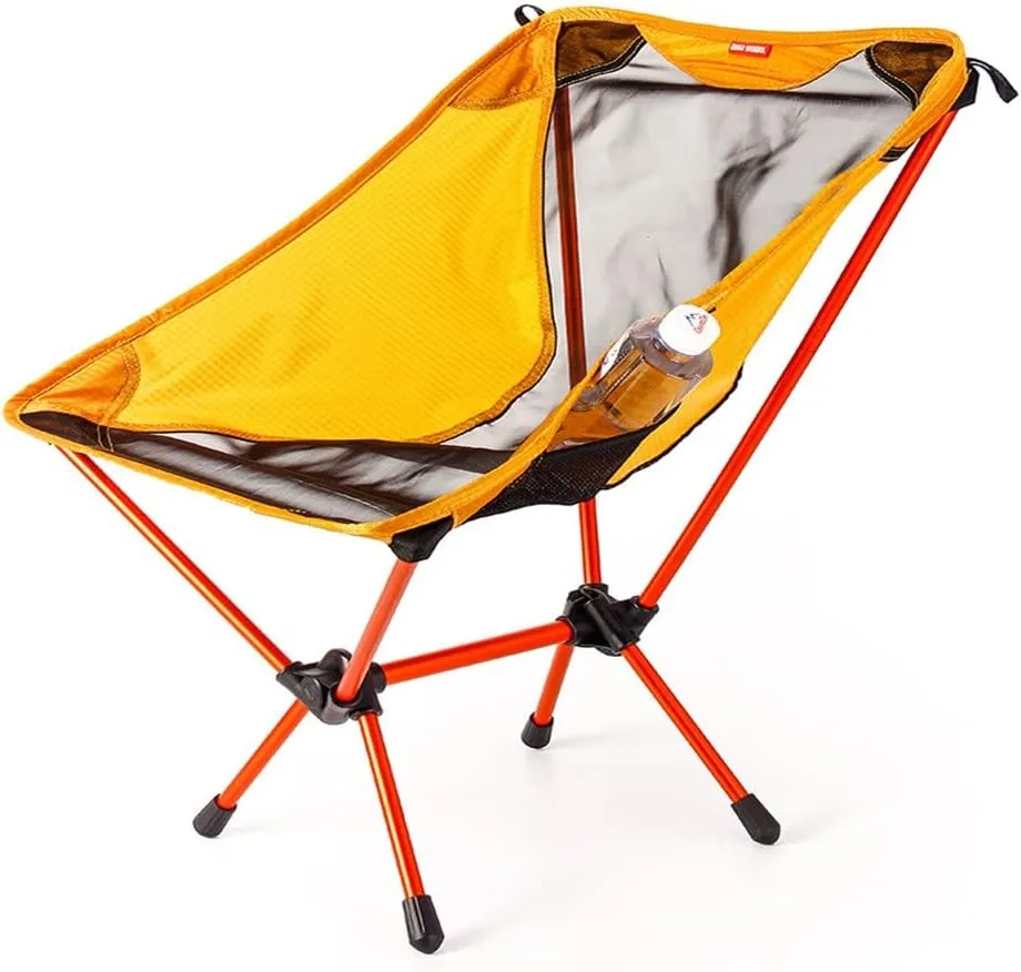 Garden Gaming Light Chairs Portable Yellow Seat Lightweight Fishing Chair Camping Stool Folding Outdoorniture
