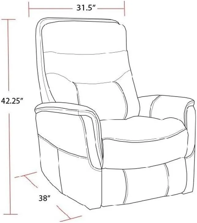 Gemini - Autumn Manual Swivel Glider Recliner
