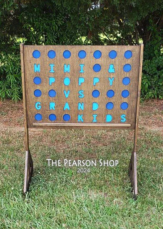 Giant Connect 4 Personalized Circles Game