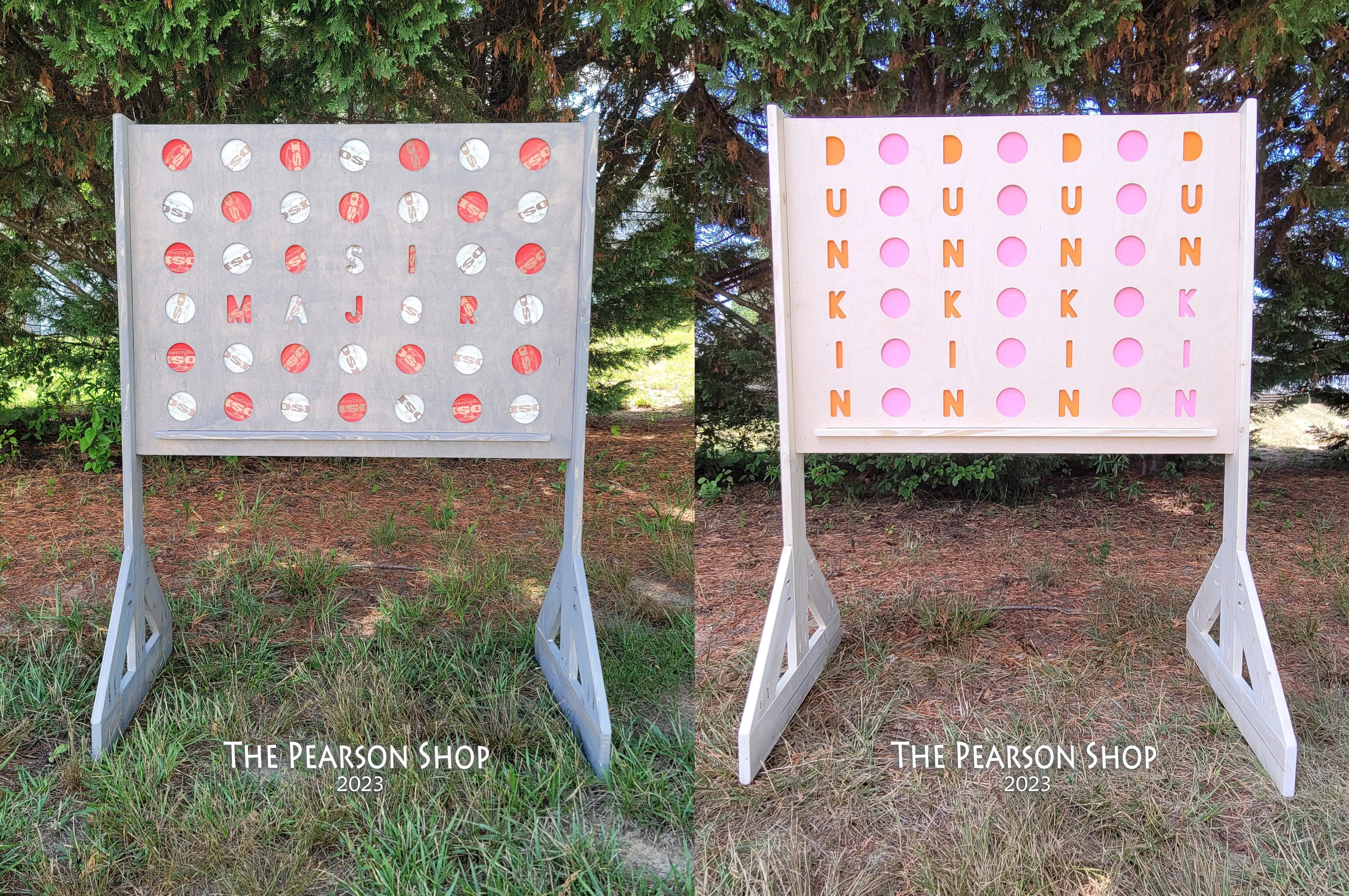 Giant Connect 4 Personalized Circles Game