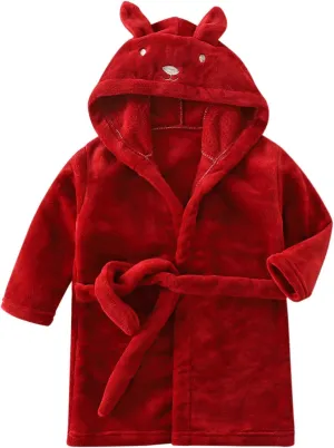 Girls Fleece R𝐨be With Tail Cartoon Cat Hooded Soft BathR𝐨be Kids Boys Towel Warm Soft Hooded BathR𝐨be Sl𝐞𝐞pwear
