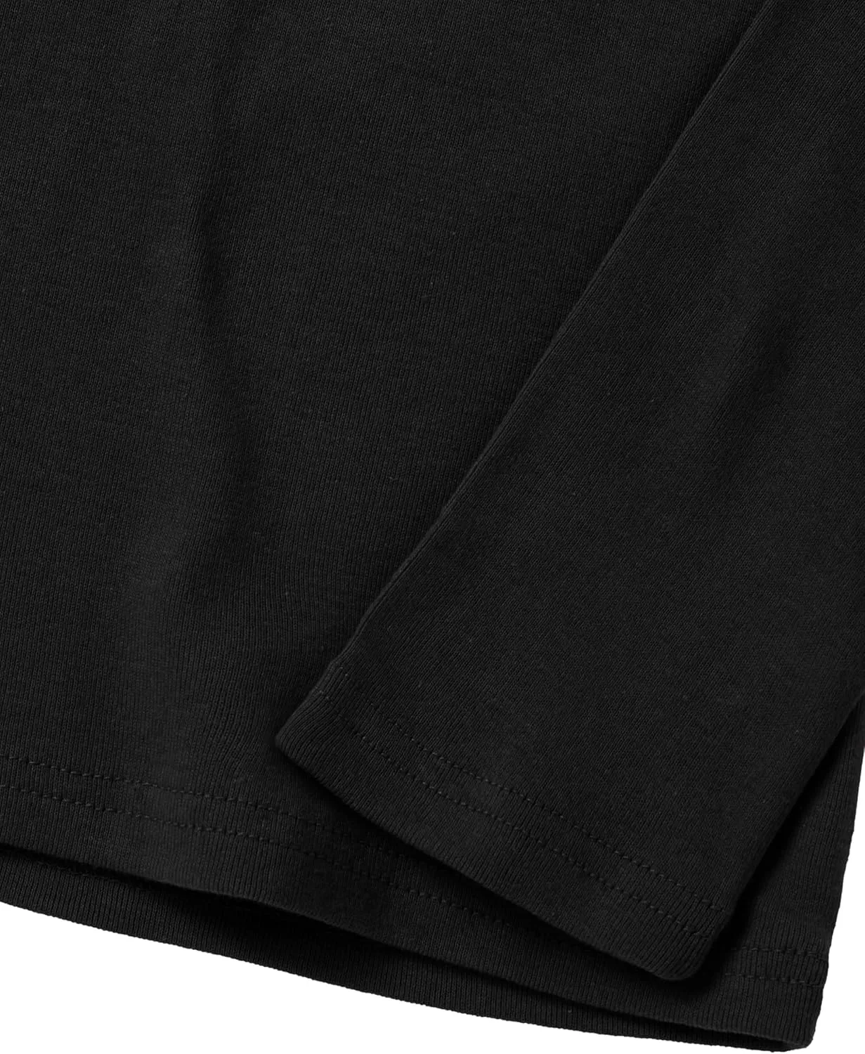 GIVON Men’s Slim Fit V-Neck Long Sleeve T-Shirt – 100% Cotton Ribbed Knit – Midweight Base Layer or Standalone Top