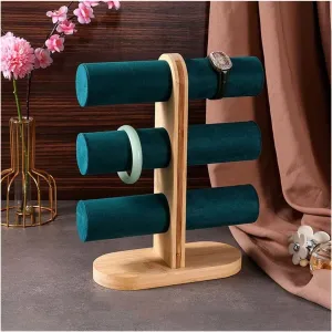 GLigeT Jewelry Towers Bracelet Holder, Velvet Jewelry Display Stand, Detachable Bracelet Display Organizer Stand, Jewelry Holder for Watch Display Jewellery Stand Display (Size : B)