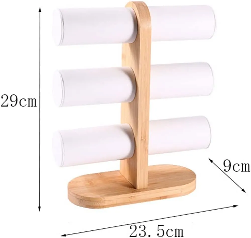 GLigeT Jewelry Towers Bracelet Holder, Velvet Jewelry Display Stand, Detachable Bracelet Display Organizer Stand, Jewelry Holder for Watch Display Jewellery Stand Display (Size : B)