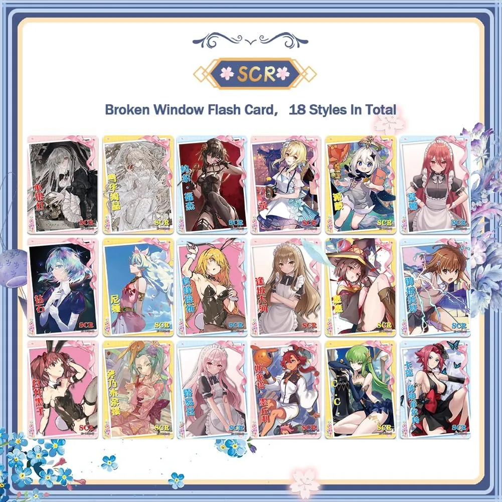 Goddess Story Booster Box Goddess Story Waifu Series TCG Anime Girl Collection Trading Cards (NS1-11)