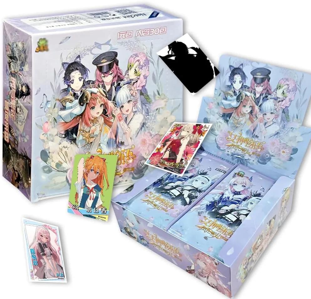 Goddess Story Booster Box Goddess Story Waifu Series TCG Anime Girl Collection Trading Cards (NS1-11)
