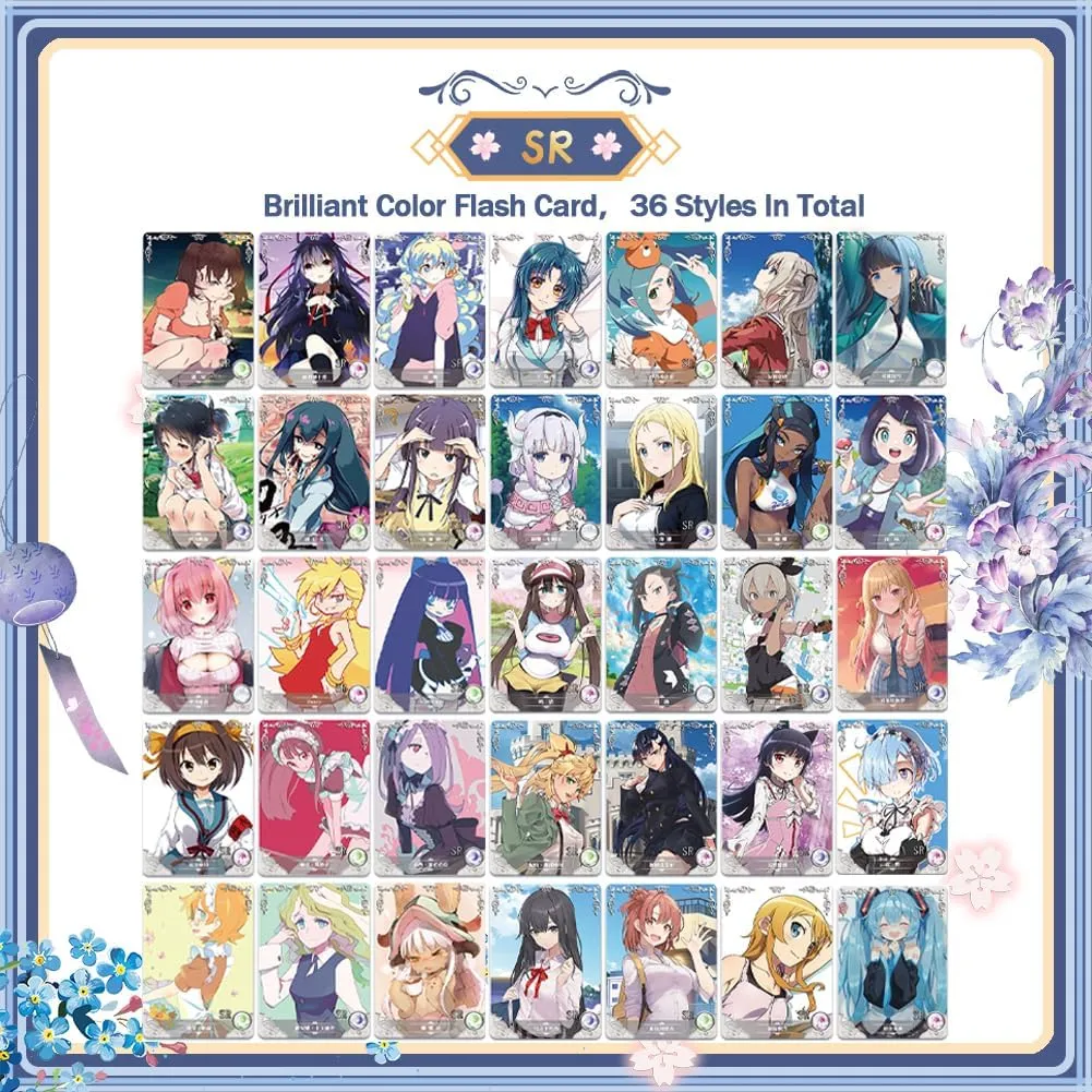 Goddess Story Booster Box Goddess Story Waifu Series TCG Anime Girl Collection Trading Cards (NS1-11)