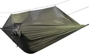 Hammock Mosquito Net Hammock Outdoor Camping Increase Double Outdoor Recreational Camping Mosquito Net(Armygreen)