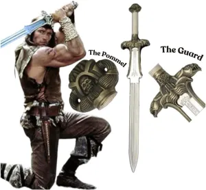 Handmade Viking Sword Battle Sword Real 5160 Carbon Steel Brass Fittings with Leather Sheath, Functional Sword Full Tang, King Sword - Medieval Fantasy Sword
