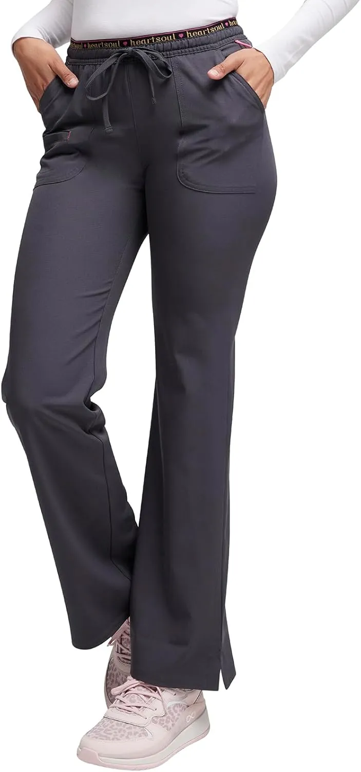 Heartsoul Drawstring Scrub Pants for Women, Stretch Performance Fabric, 20110
